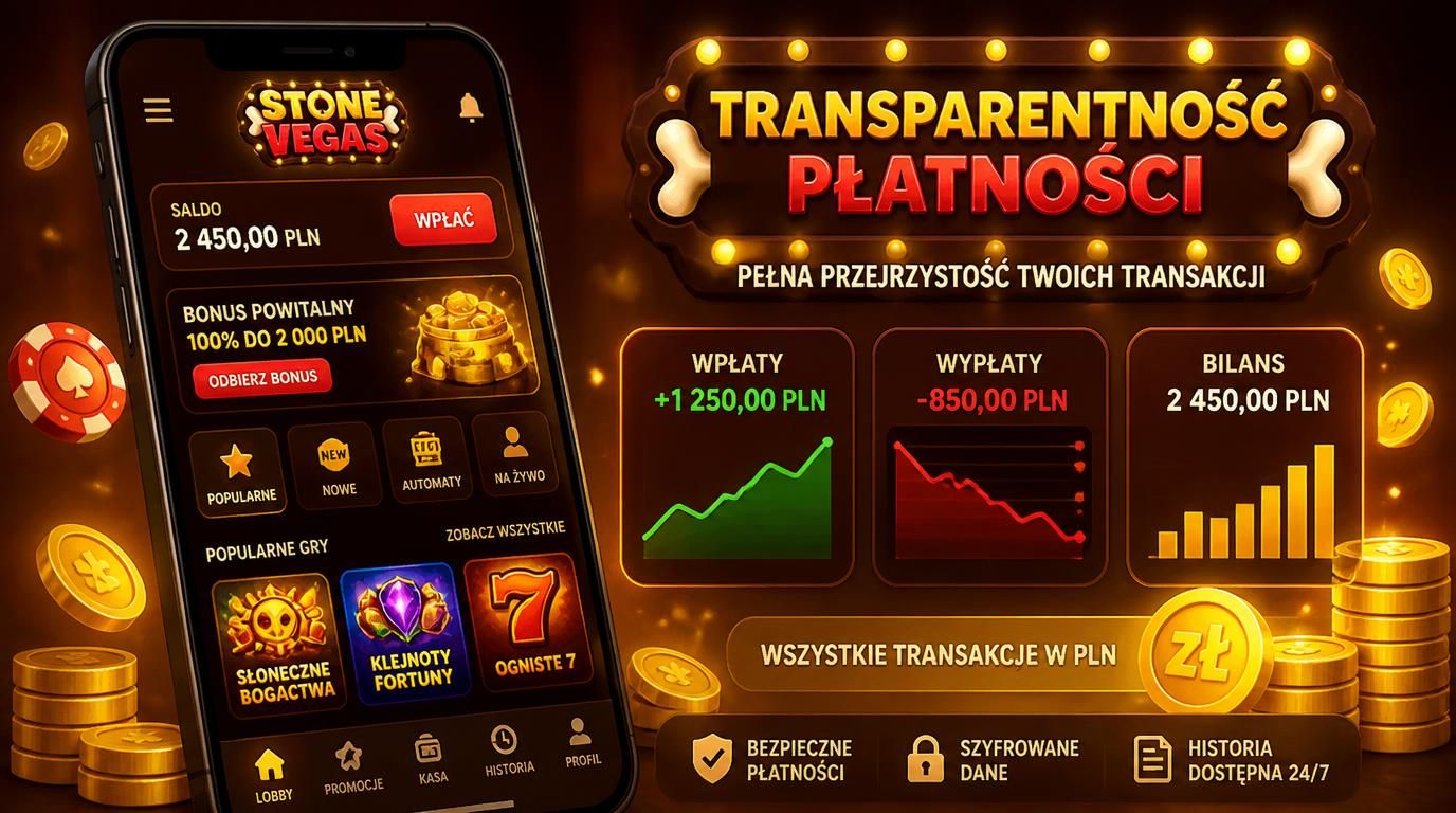 Widok aplikacji kasyna na telefonie z wykresem i złotym akcentem