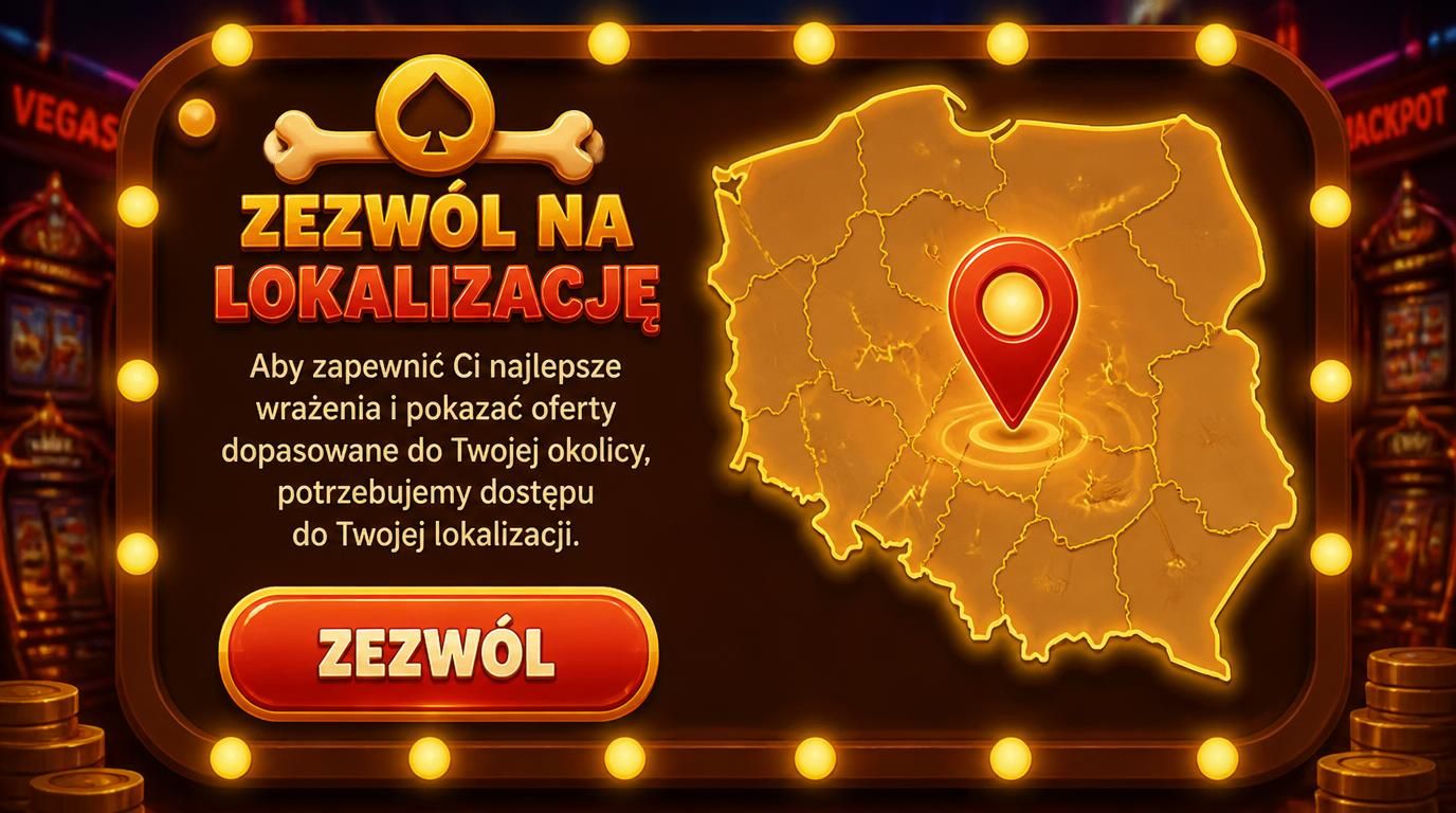 Screen z prośbą o zgodę geolokalizacji w Polsce